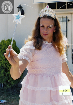 Fairy Godmother drag queen at Pride parade, 2001