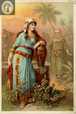 "Rebekah at the Well-the Approach of the Servant"