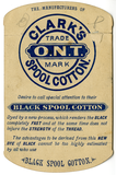 Clark's O.N.T. Spool Cotton