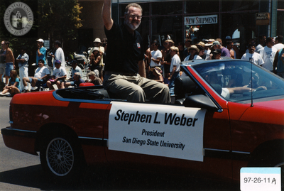 Stephen L. Weber, President of San Diego State University, 1997