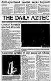 The Daily Aztec: Friday 10/11/1985