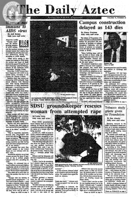 The Daily Aztec: Friday 11/09/1990