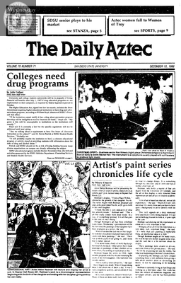 The Daily Aztec: Wednesday 12/10/1986