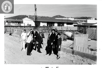 Student Union Board at Aztec Center site, 1967