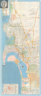 Street Map of San Diego