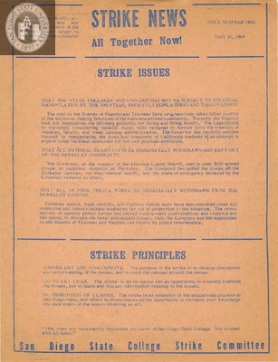 Strike News: 05/26/1969