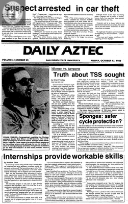 Daily Aztec: Friday 10/17/1980
