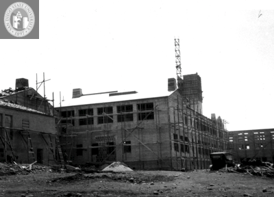 Physical Sciences Building construction, 1930