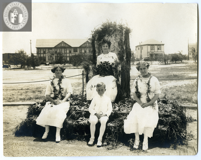 San Diego Normal School May Day Queen, 1915