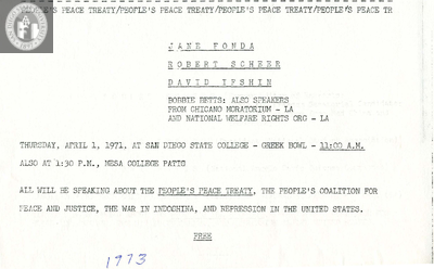People's Peace Treaty, 1971