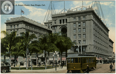 U. S. Grant Hotel with Horton Plaza, San Diego