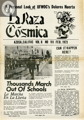 La Raza Cosmica: February 1973
