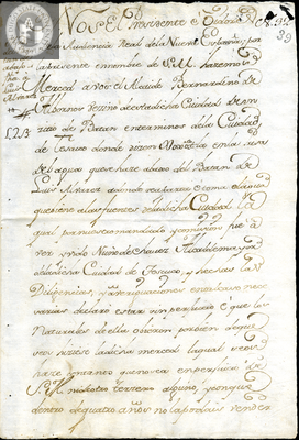 Urrutia de Vergara Papers, page 39, folder 6, volume 1, 1605