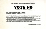 Flyer for the Committee in Opposition to the Strike, 1969