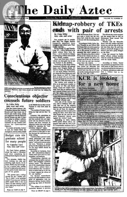 The Daily Aztec: Thursday 11/29/1990
