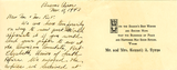 Letter from Kenneth A. Byrns, 1943