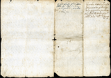 Urrutia de Vergara Papers, back of page 27, folder 4, volume 1, 1615