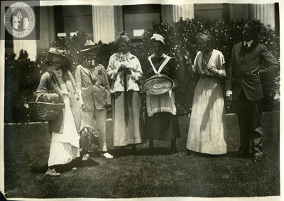 Normal School students in costume, 1919