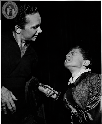 James Barton and Abe Polsky in Othello, 1954