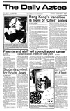 The Daily Aztec: Monday 12/07/1987