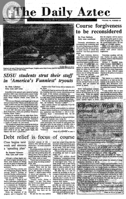 The Daily Aztec: Monday 10/01/1990