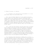 Affidavit for political asylum for a Honduran, 2007