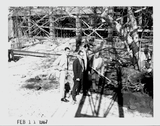 Student Union Board members at tree planting, 1967