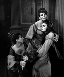 Minerva Marquis and Jacqueline Brooks in Antony and Cleopatra, 1963