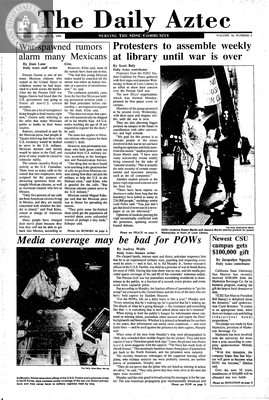 The Daily Aztec: Thursday 01/31/1991