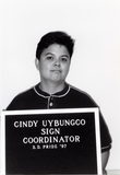 Cindy Uybungco, Sign Coordinator, 1997
