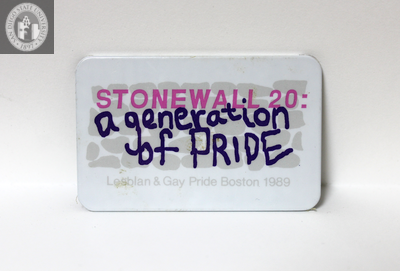 "Stonewall 20: a generation of pride," 1989