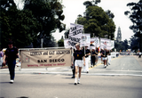 Members of Lesbian and Gay Historical Society of San Diego in Pride Parade