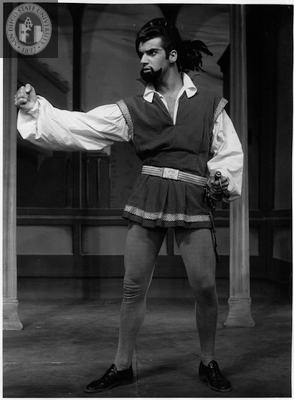 An unidentified actor in Volpone, 1956