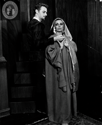 Joseph Lambie and Katherine Henryk in Othello, 1967