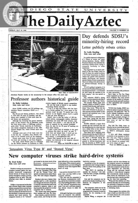 The Daily Aztec: Tuesday 05/15/1990