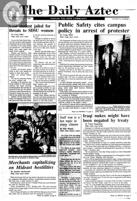 The Daily Aztec: Monday 02/04/1991