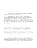 Affidavit for political asylum for a Honduran, 2010