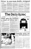 The Daily Aztec: Monday 08/25/1986