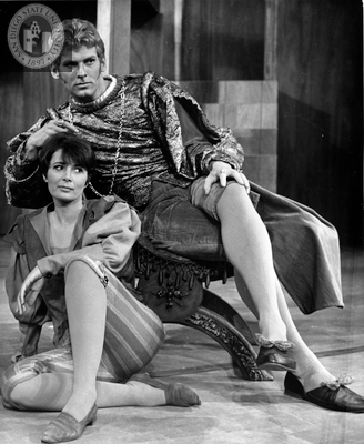 Katherine Henryk and George Backman in Twelfth Night, 1967