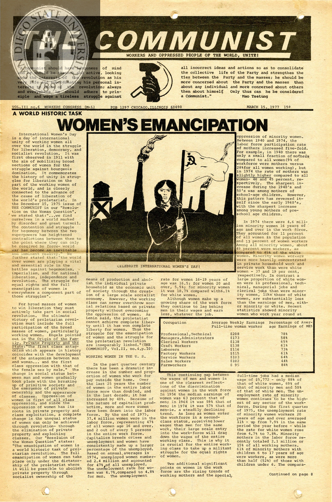 The Communist: 03/15/1977