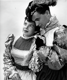 Unidentified actor and actress in Measure for Measure, 1955