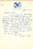 Letter from Lionel E. Chase, 1943