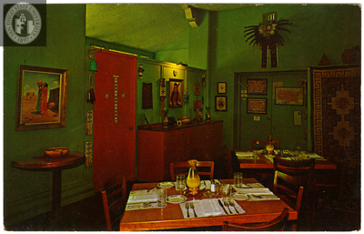 Turquoise Room of Cafe Del Rey Moro, Balboa Park