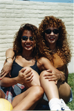 Two women at San Diego Pride, 1996