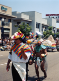 Mexican Pride marchers in the Pride parade, 1998