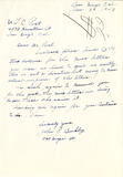 Letter from John P. Binkley, 1943