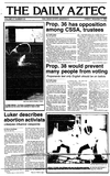 The Daily Aztec: Friday 11/02/1984