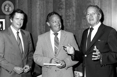 Lionel Van Deerlin with Robert McRann and Thomas B. Day, 1984