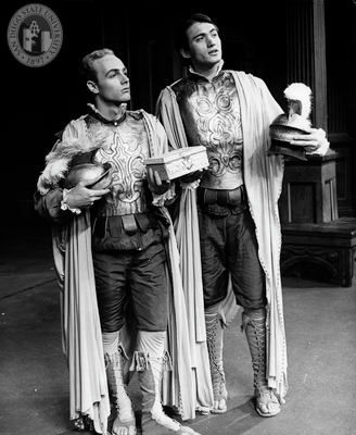 Jonathan McMurtry and Scott Thomas in The Winter's Tale, 1963