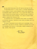 Letter announcing the second year of the Experimental College